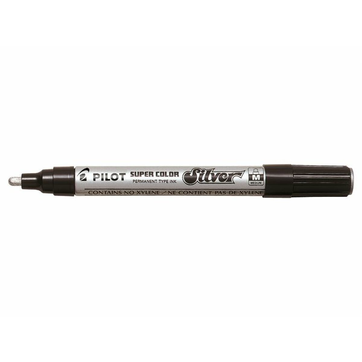 Permanent markörpenna Pilot Disponibel Silvrig (12 antal)